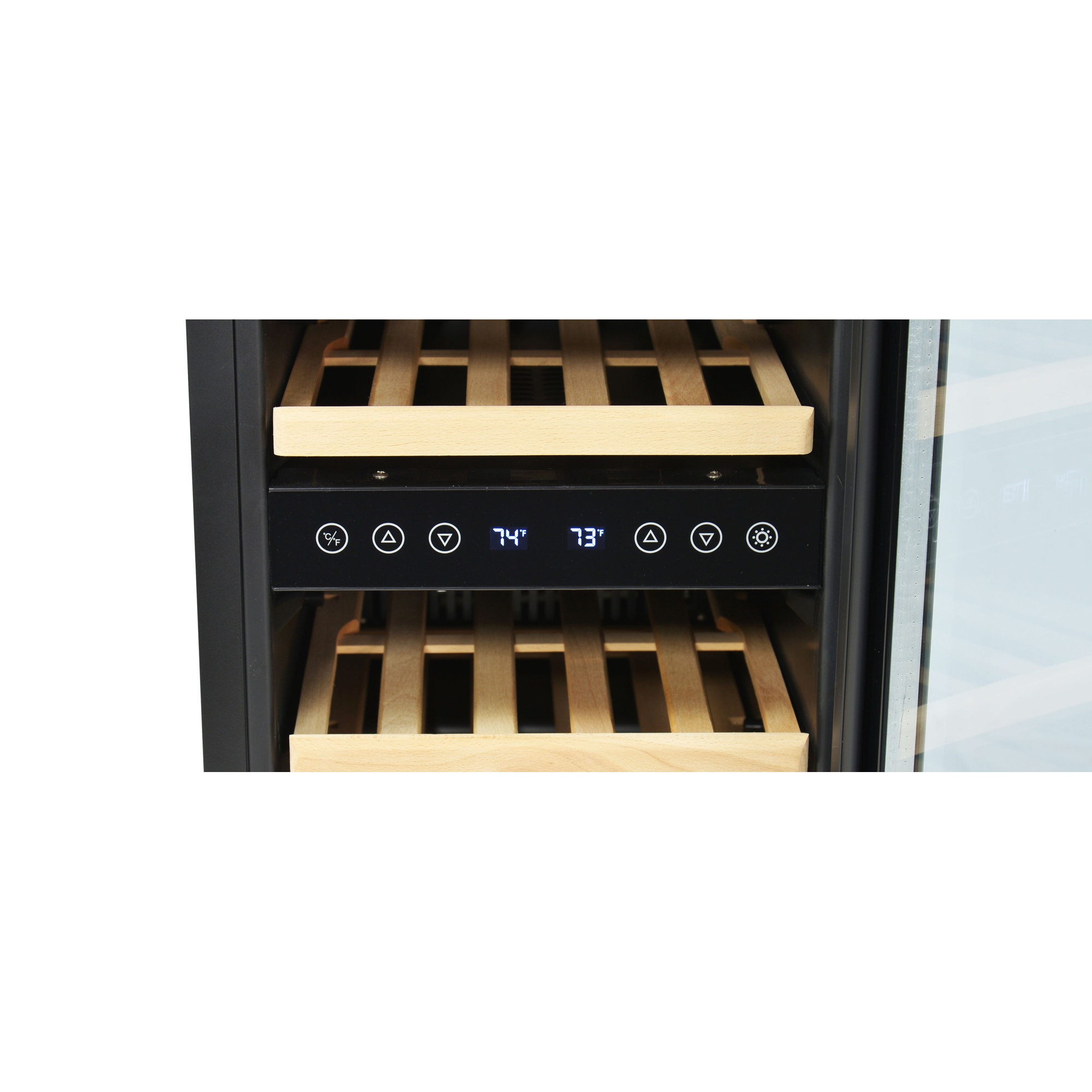 NewAir 29 Bottle Dual Zone BuiltIn Wine Cooler & Reviews Wayfair